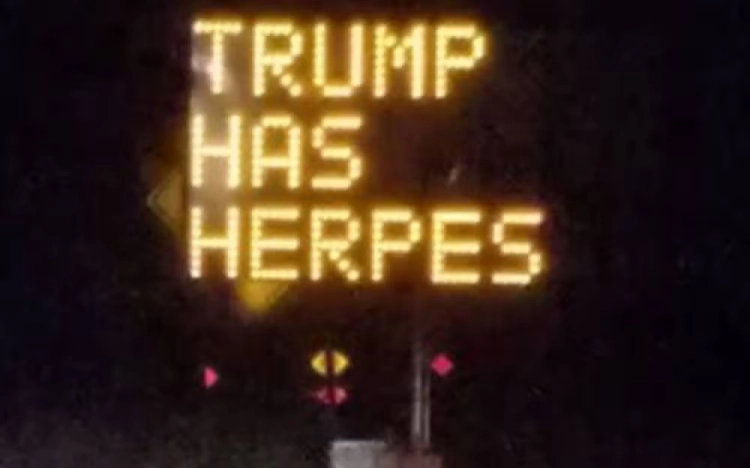 Trump has herpes