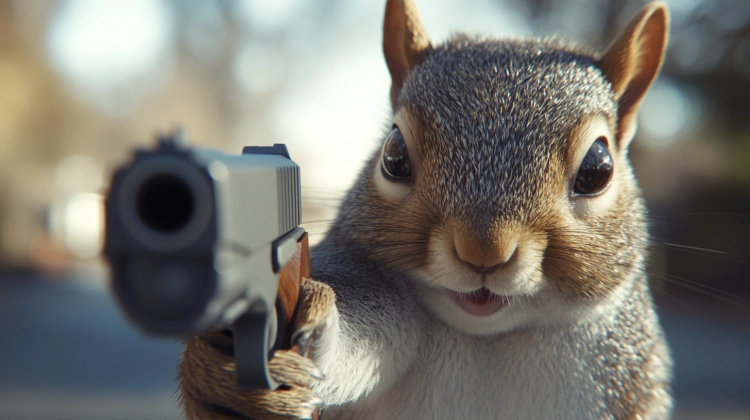 Squirrels want violence