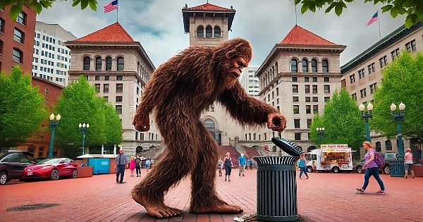 BREAKING: Bigfoot Spotted Strolling Through Portland!